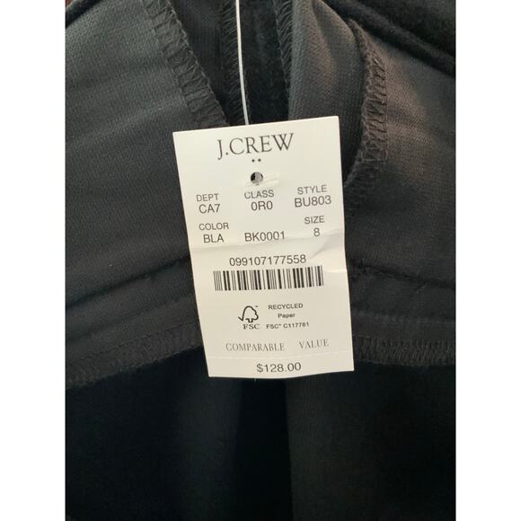 J. Crew Kallie Velvet Pants NWT size 8 - Picture 4 of 8